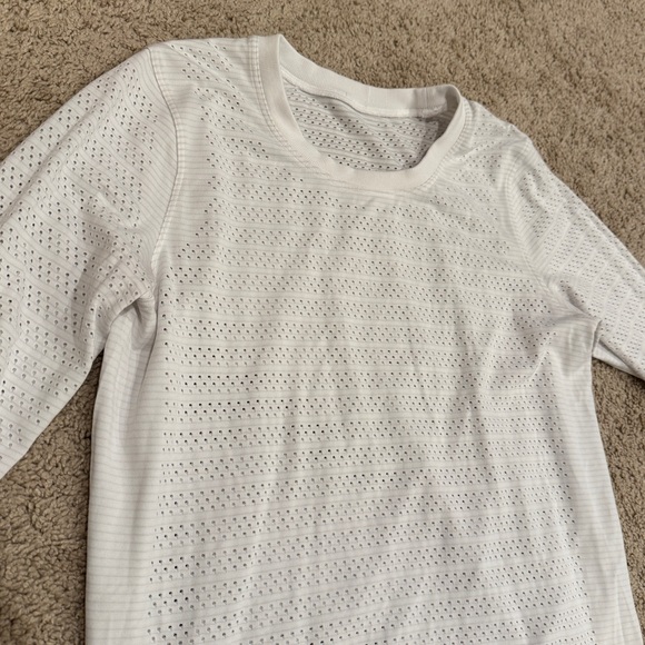 Lululemon Breeze By Long Sleeve - White - Picture 5 of 7